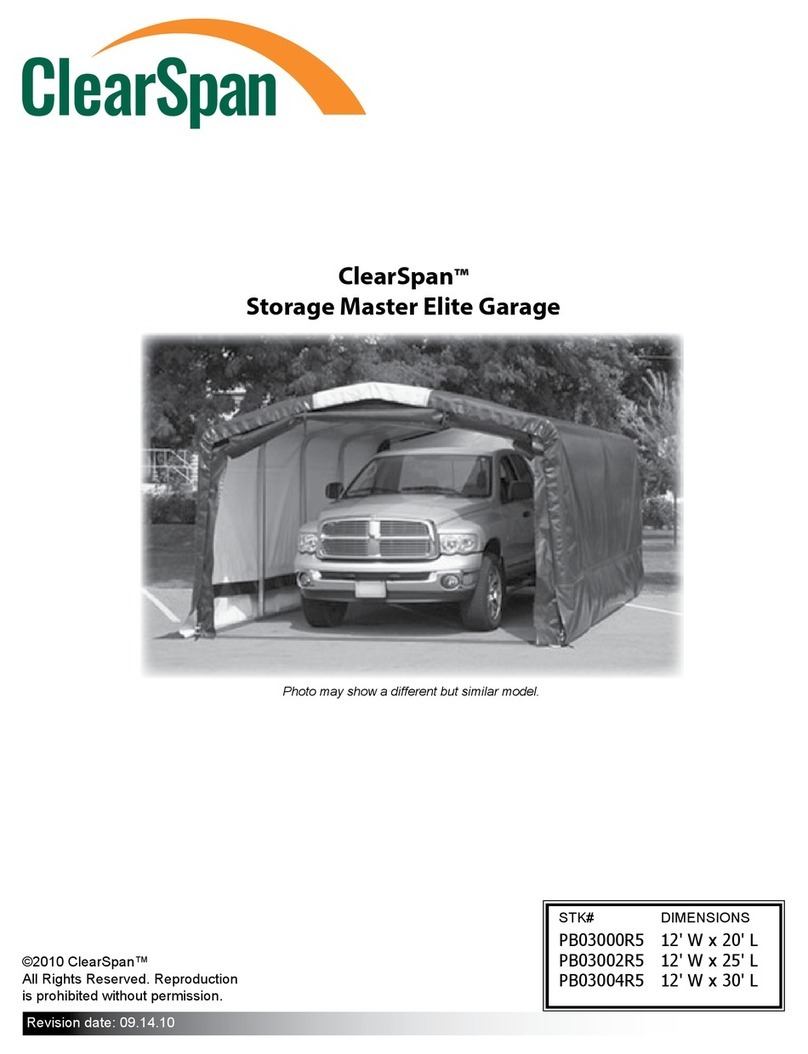 ClearSpan PB03000R5 manual
