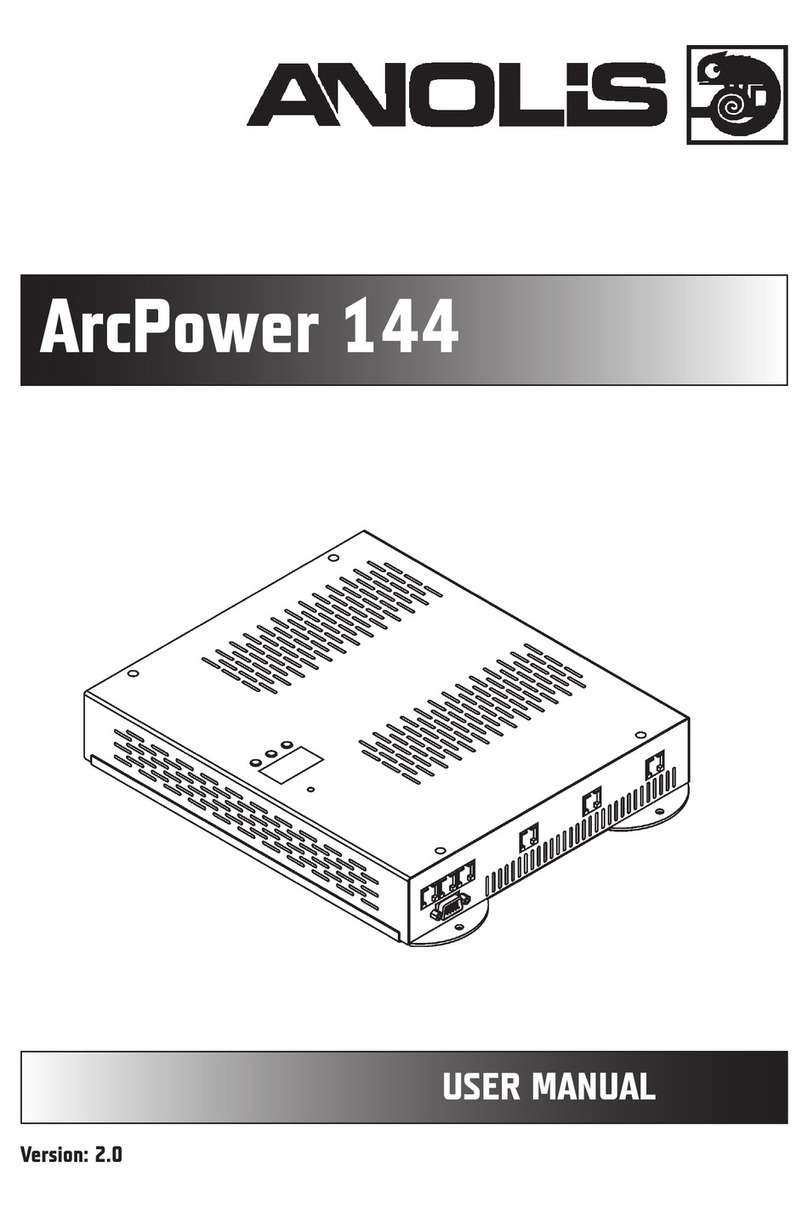 Anolis ArcPower 144 user manual