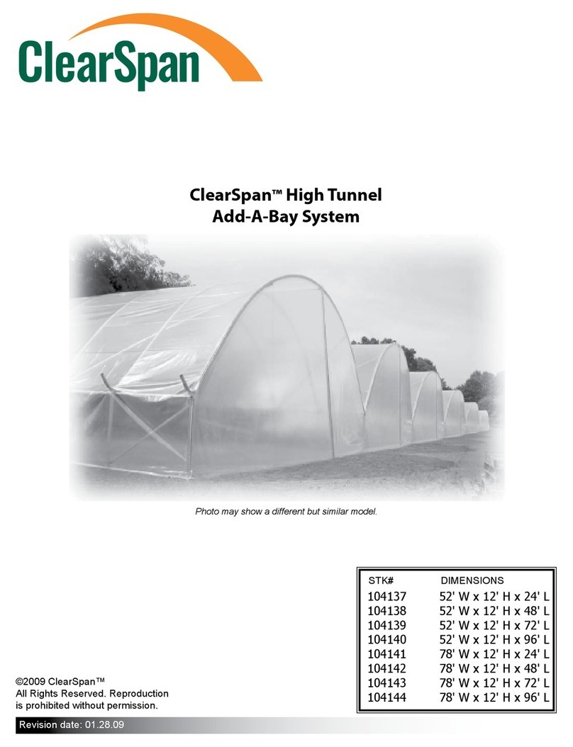 ClearSpan 104137 manual