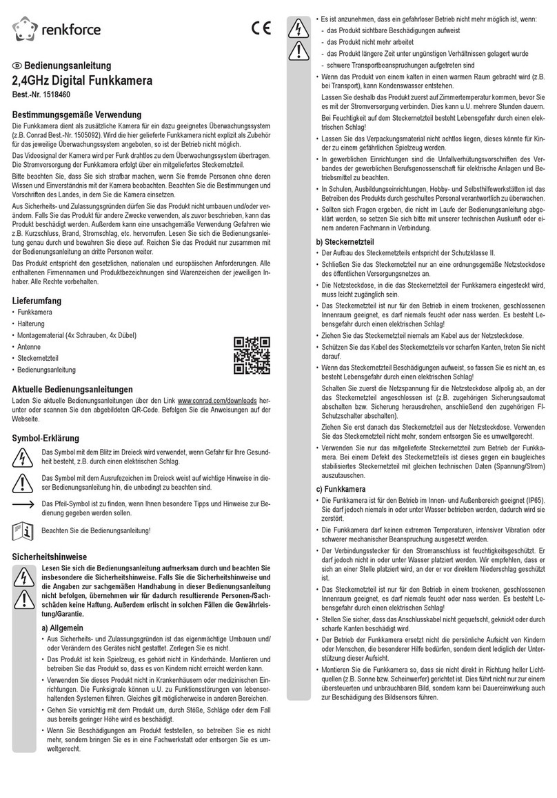 Renkforce 1518460 operating instructions