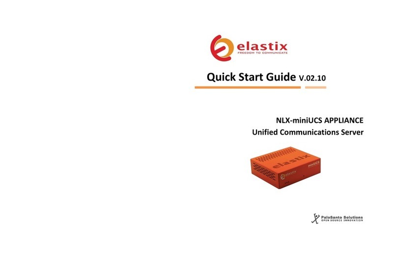 Elastix NLX-miniUCS Appliance quick start guide