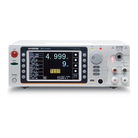GW Instek GPT-10000 Series User manual