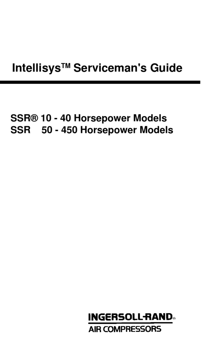 Ingersoll-Rand Intellisys SSR 10-40 User manual