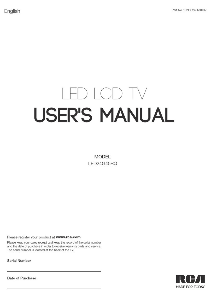 RCA LED24G45RQ User manual RCA LED24G45RQ User manual