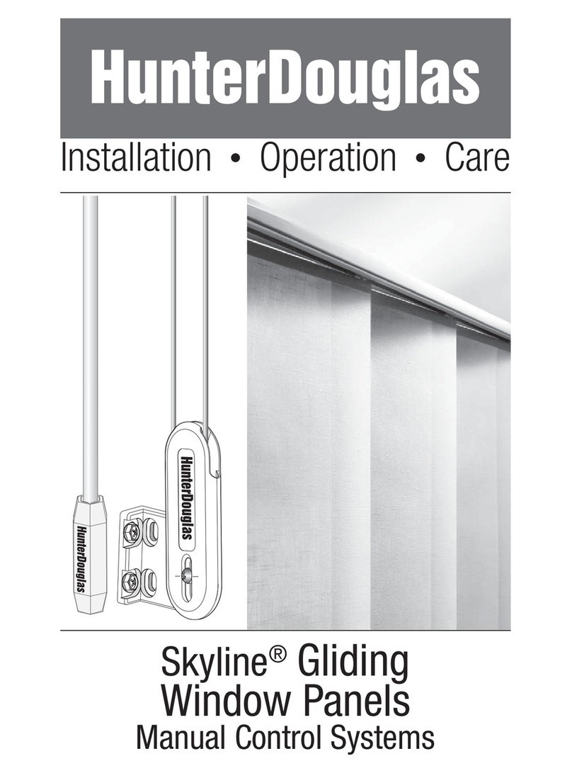 HunterDouglas Skyline Parts list manual HunterDouglas Skyline Parts list manual