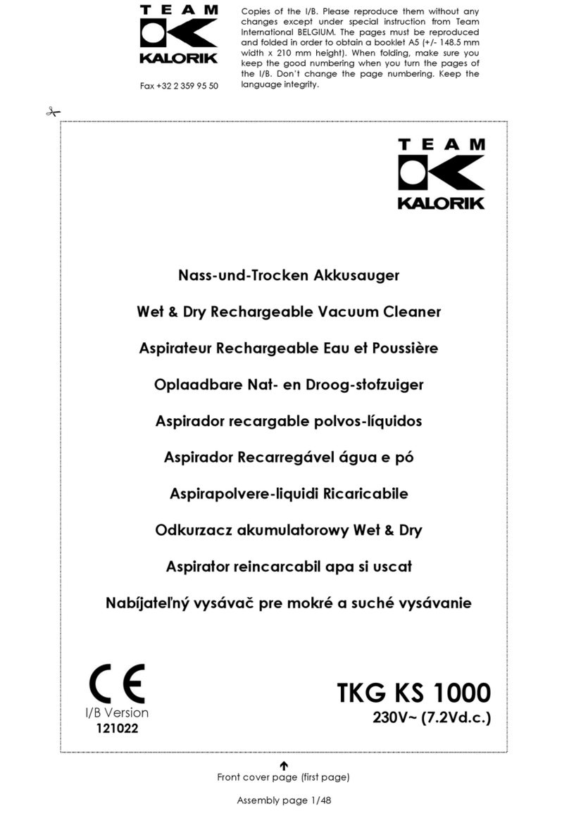 Team Kalorik TKG KS 1000 manual