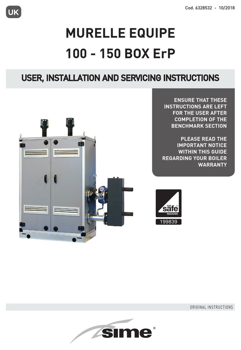 Sime MURELLE EQUIPE 100 BOX ErP Manual