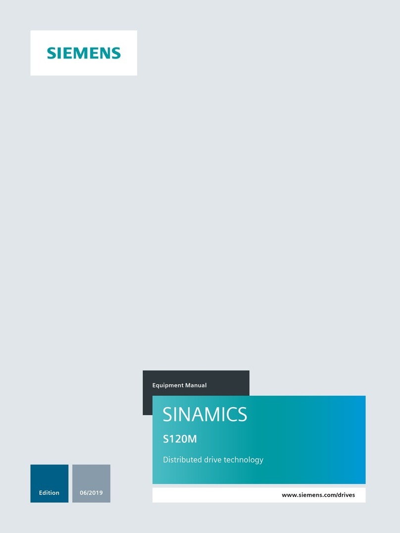 Siemens Sinamics S120M Equipment manual