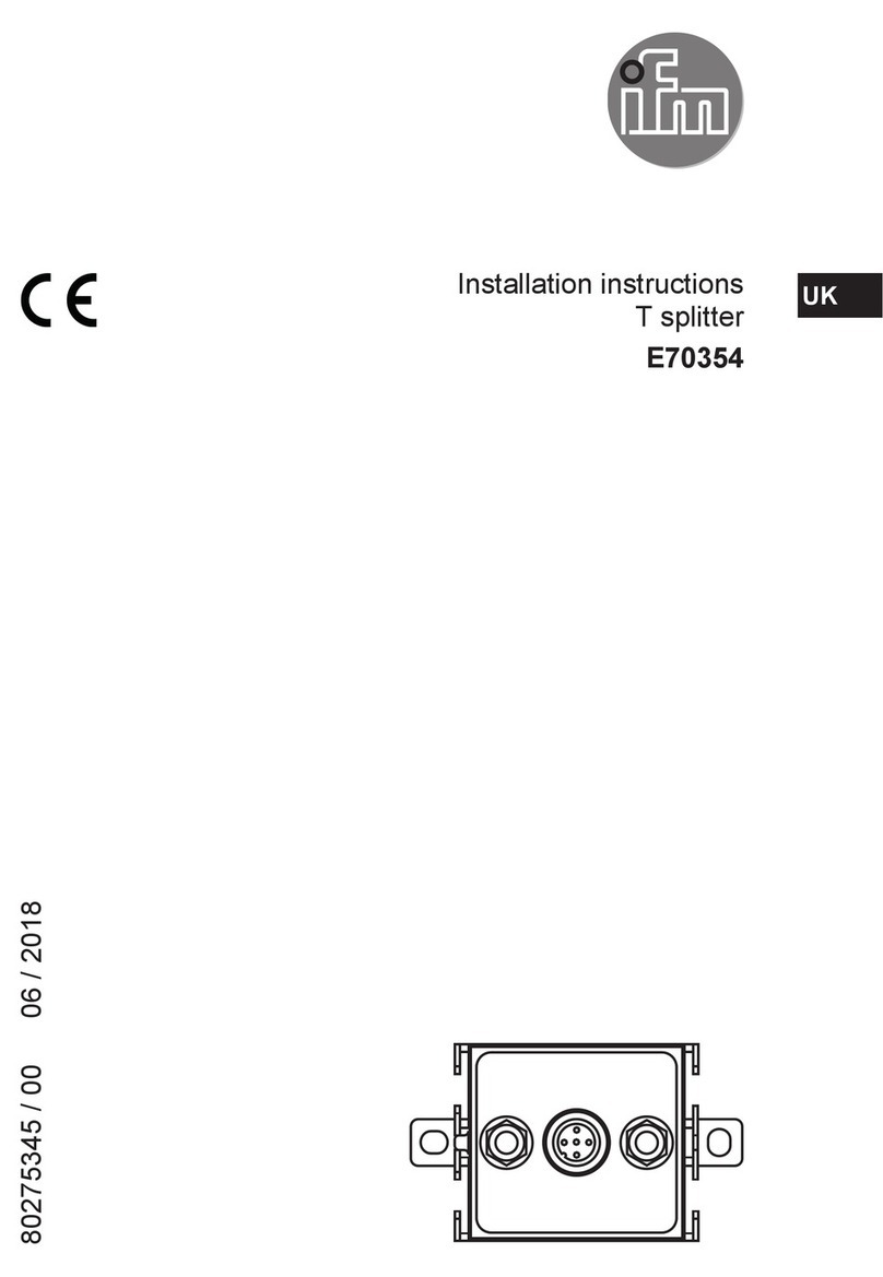 IFM E70354 installation instructions