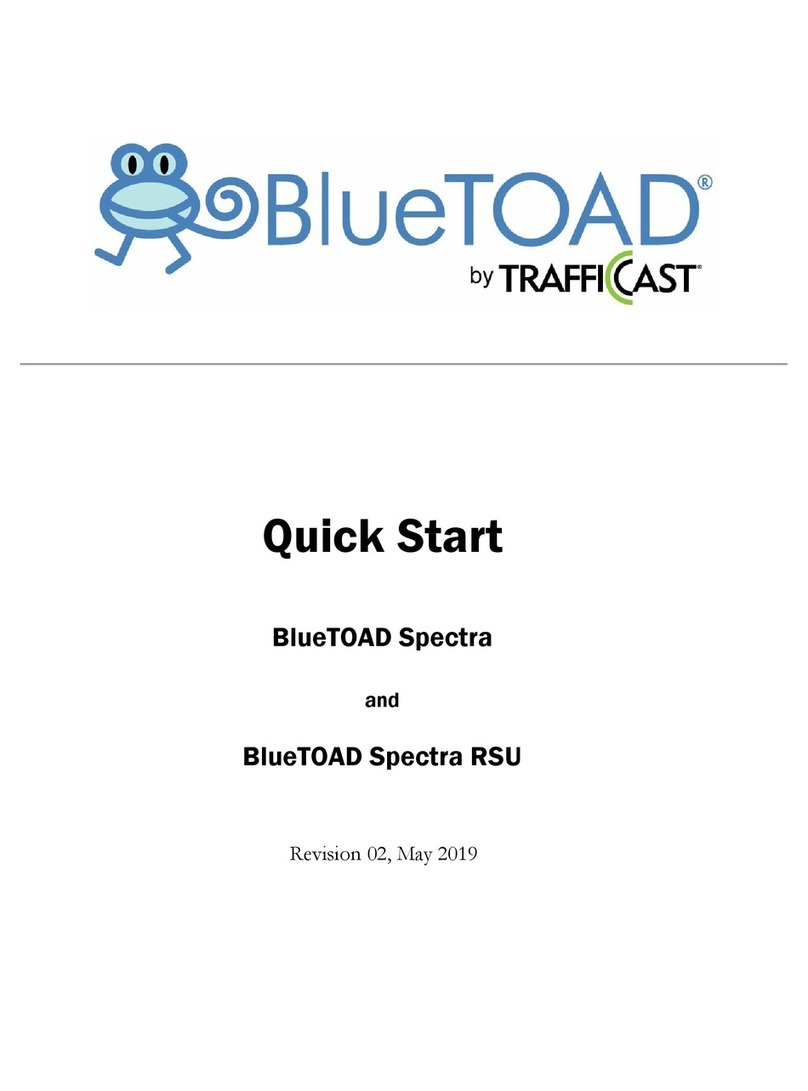 TraffiCast BlueTOAD Spectra User manual
