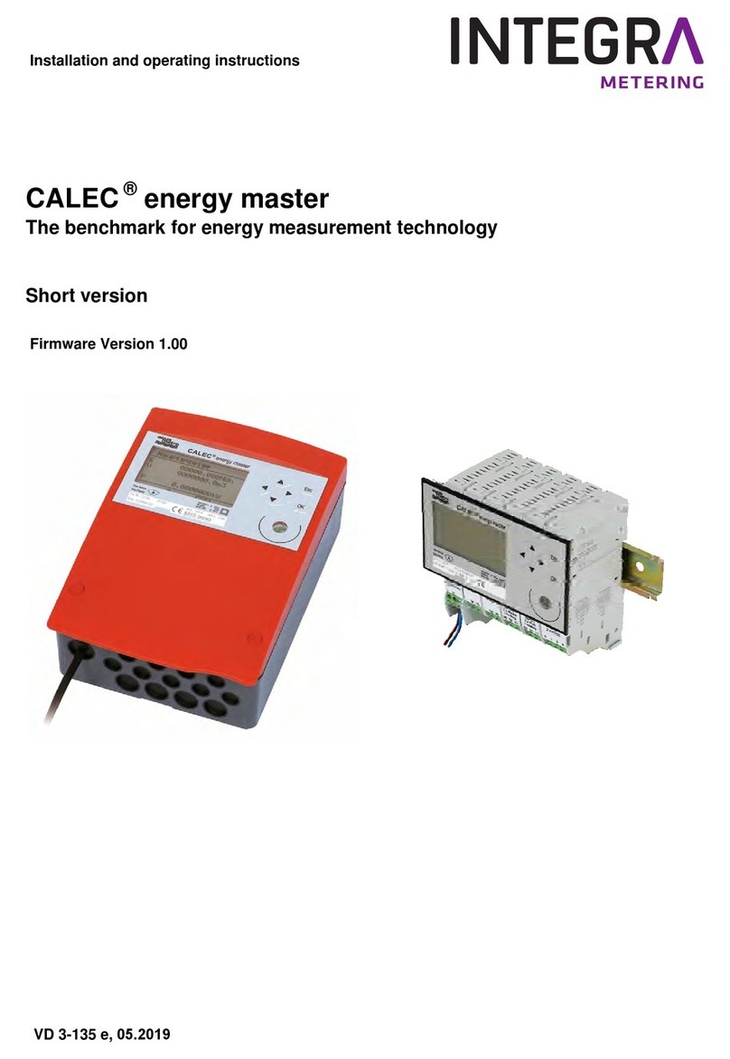 INTEGRA Merering Calec energy master User manual