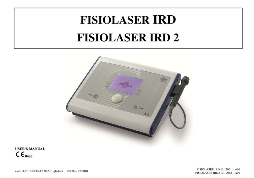 chinesport FISIOLASER IRD user manual