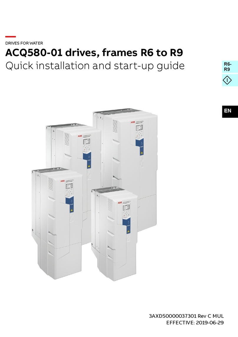 ABB ACQ580-01 Series Quick installation and start-up guide