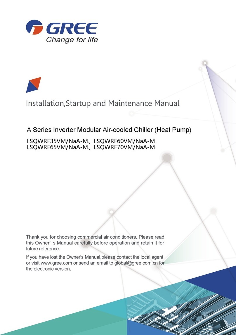 Gree A Series Installation, start-up and maintenance manual