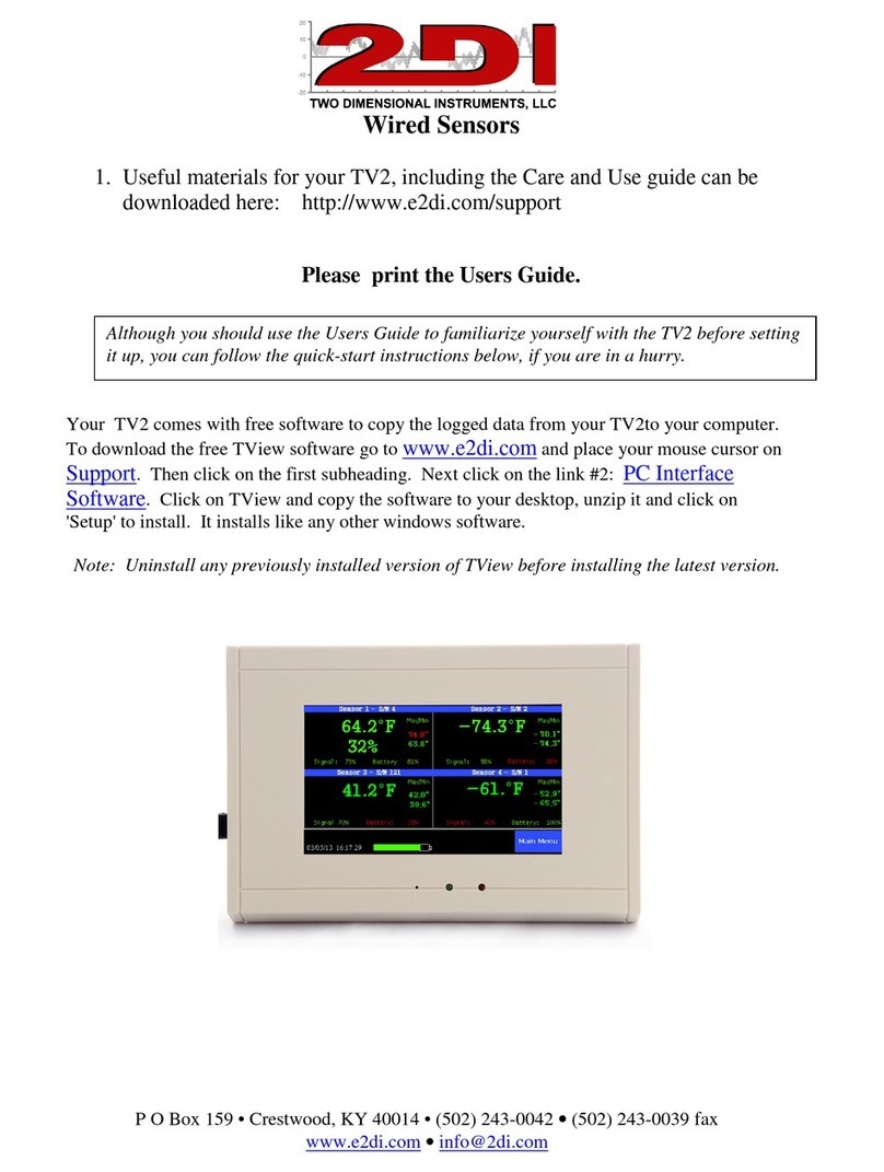 2DI TV2 User manual