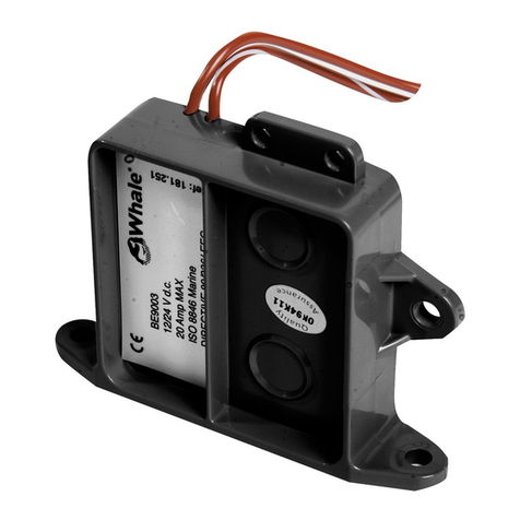 Whale BE9003 Instruction and installation manual