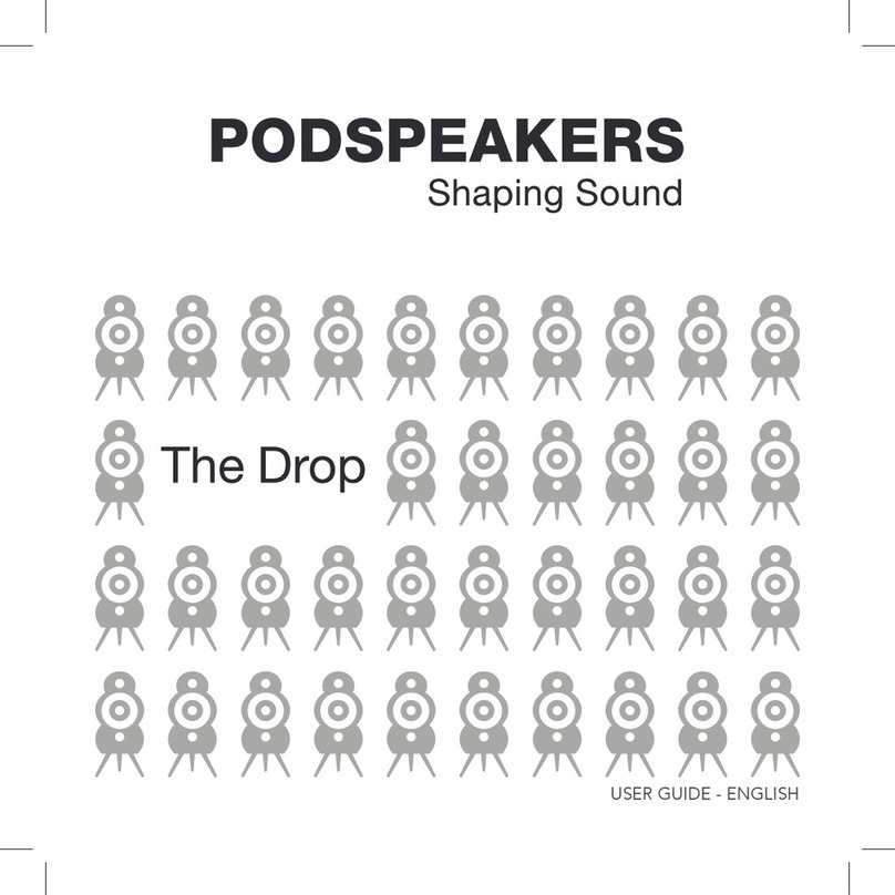 PodSpeakers Drop MKIII User manual PodSpeakers Drop MKIII User manual