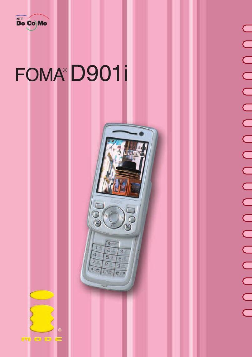 Docomo FOMA D901i manual