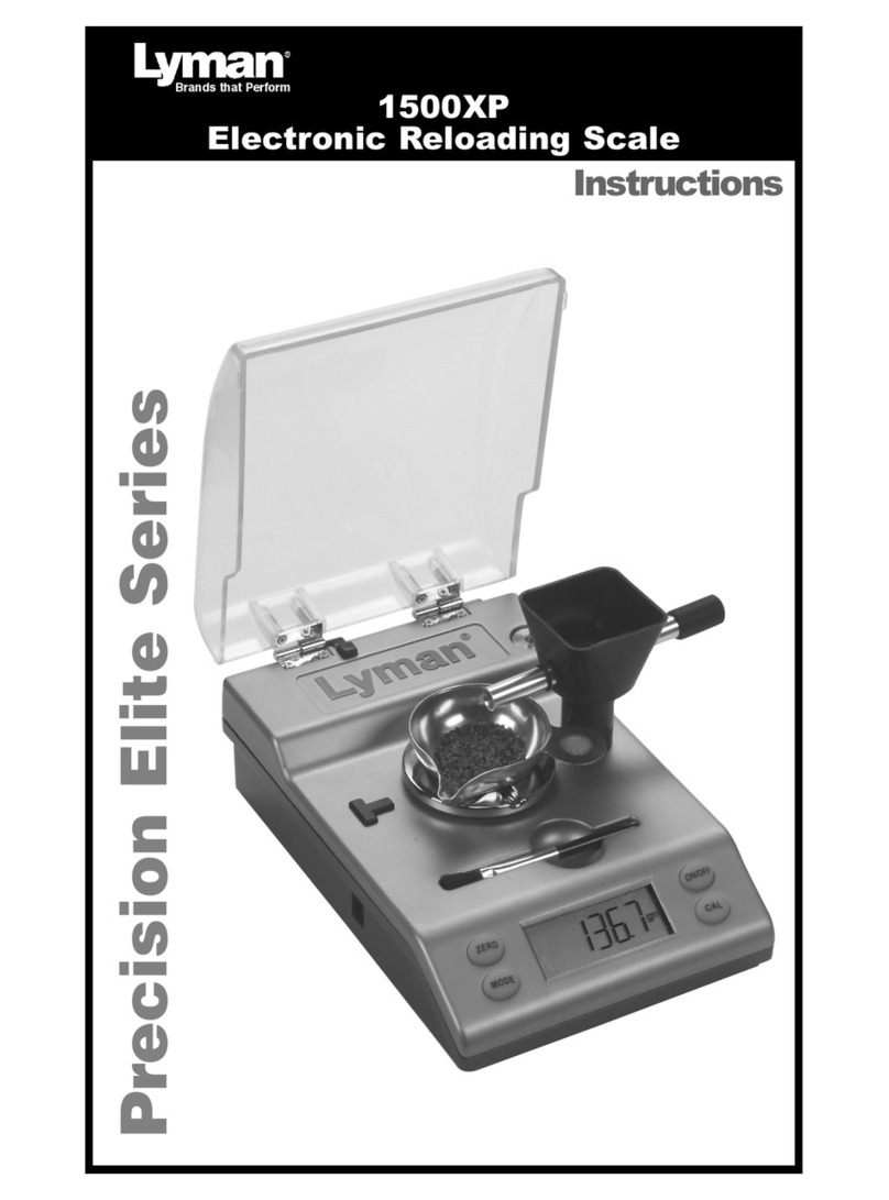 Lyman Precision Elite Series User manual
