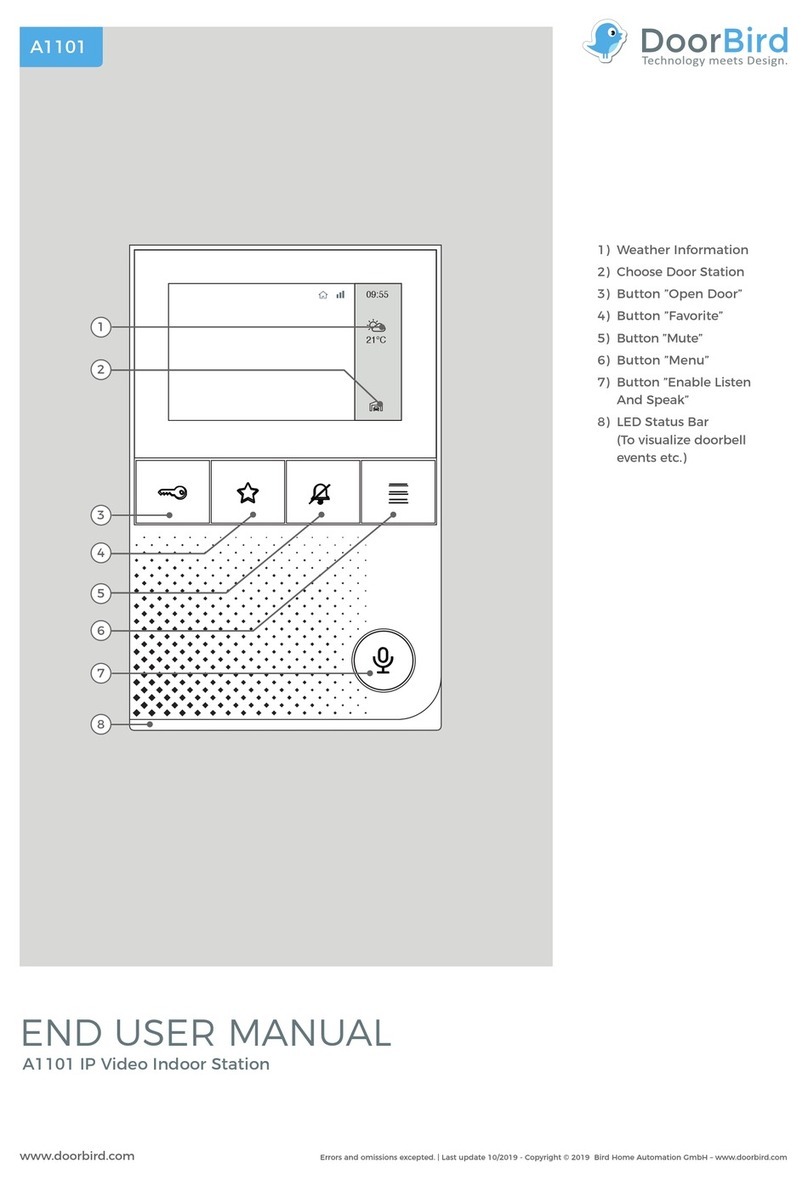 DoorBird A1101 Series user manual