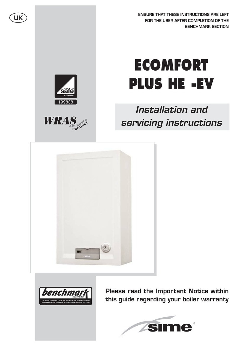 Sime ECOMFORT PLUS 25 HE User guide