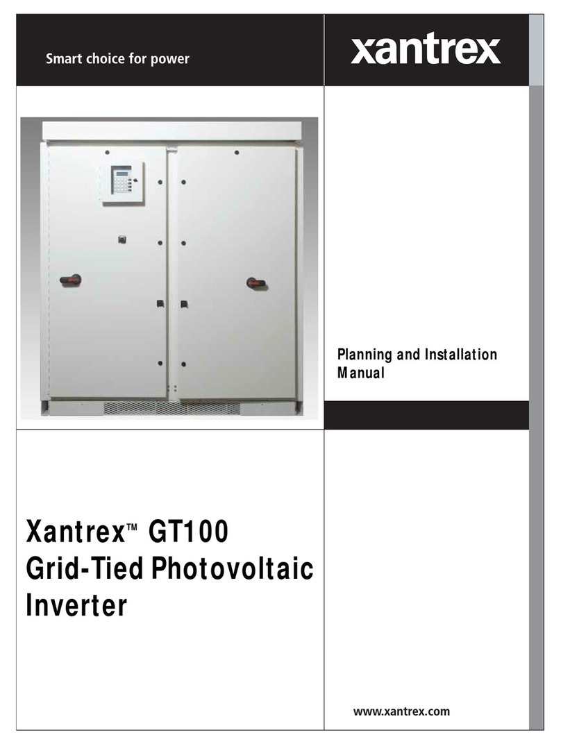 Xantrex GT100 Series Technical manual