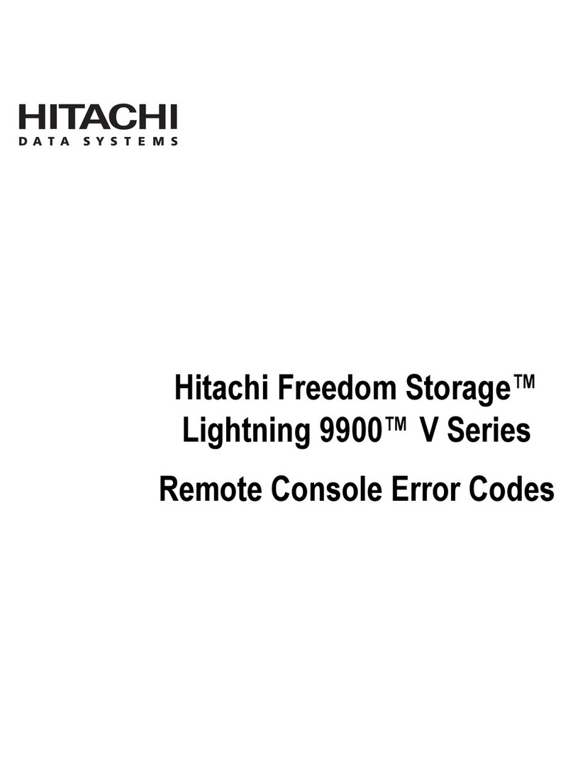 Hitachi Freedom Storage Lightning 9900 V series Error code list