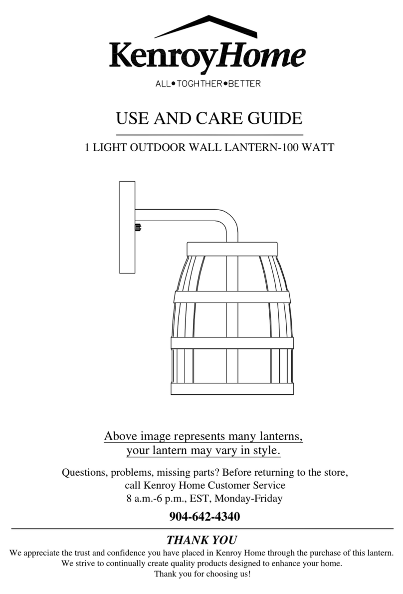 Kenroy Home 93838GAL User manual
