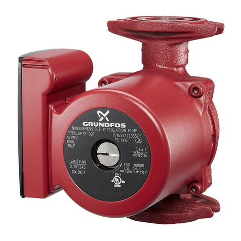 Grundfos UP 15 series User manual