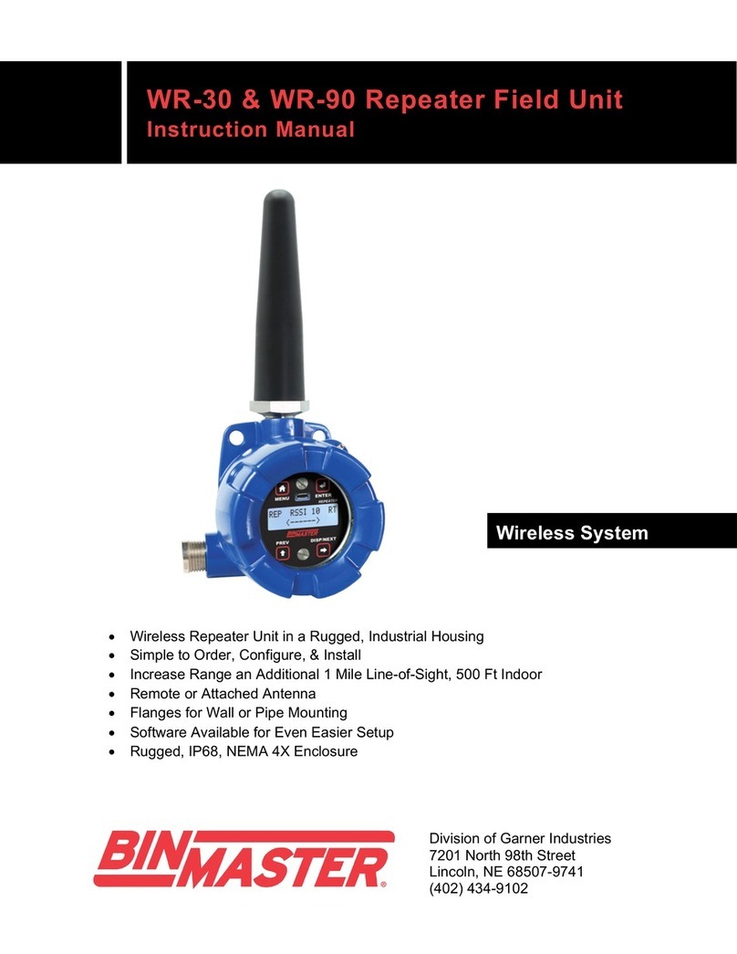 Bin Master WR-30 Series instruction manual