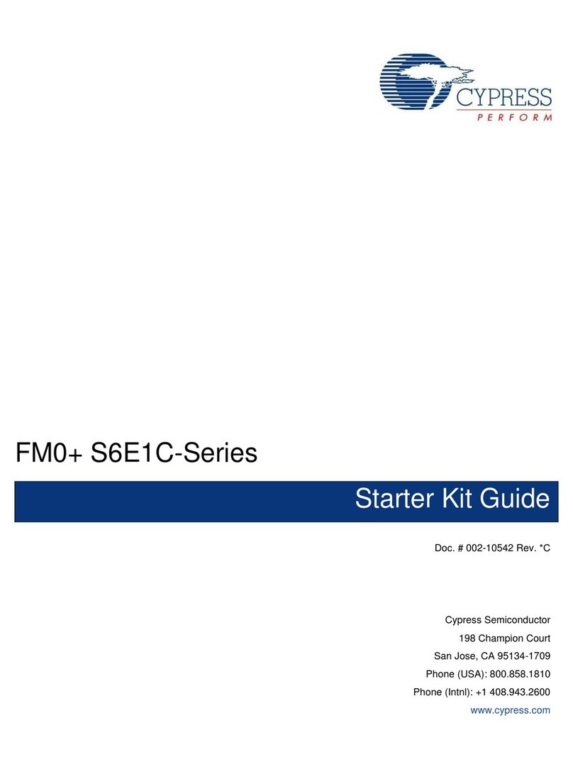 Cypress FM0+ S6E1C-Series User manual Cypress FM0+ S6E1C-Series User manual