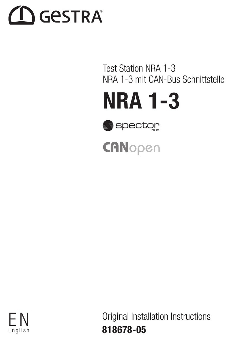 GESTRA NRA 1-3 User manual