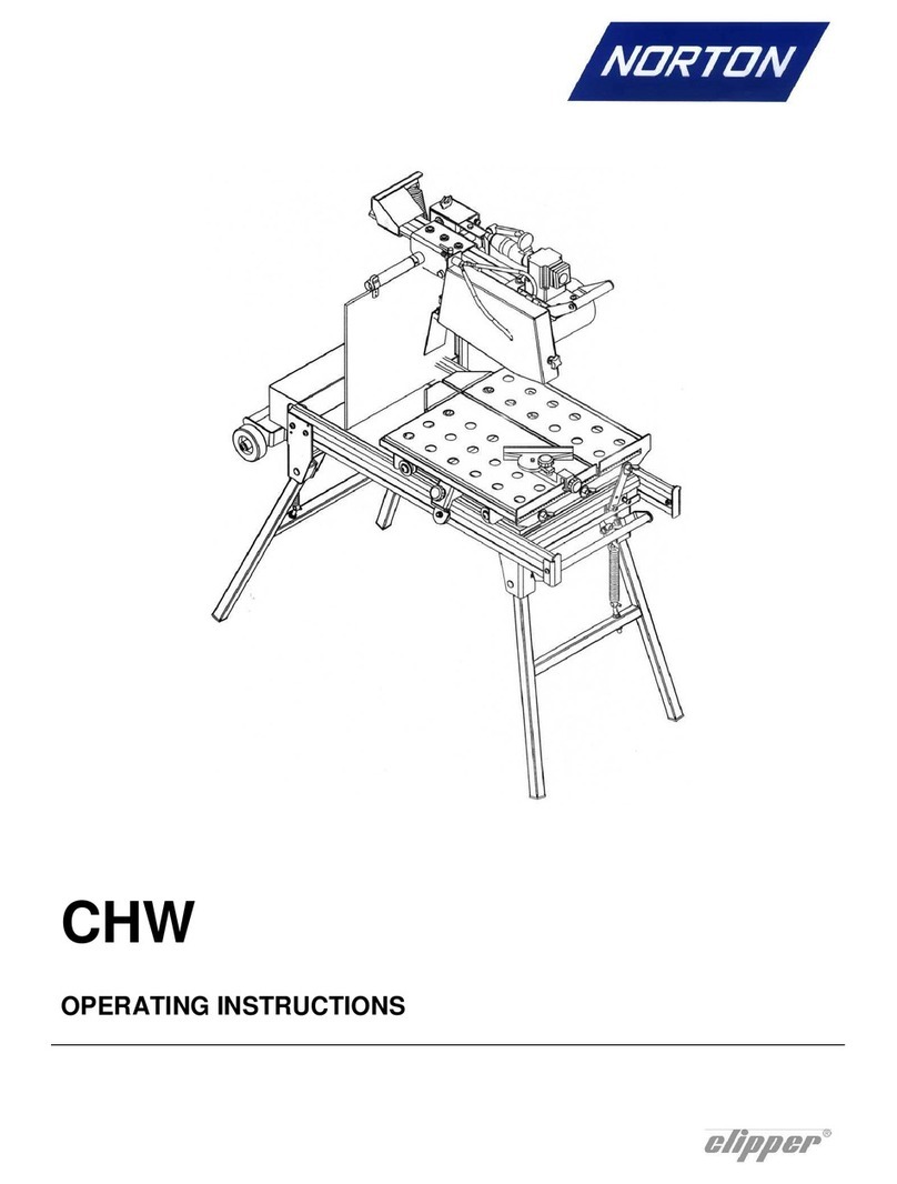 Norton clipper CHW Series operating instructions