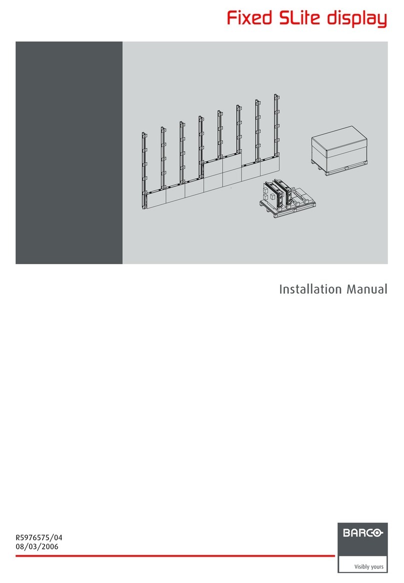 Barco SLite Series User manual