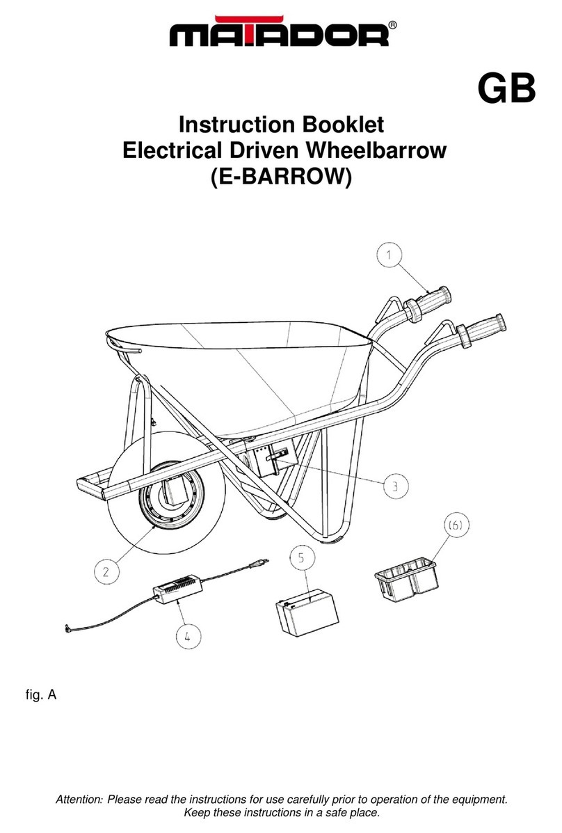Matador E-BARROW Instruction booklet