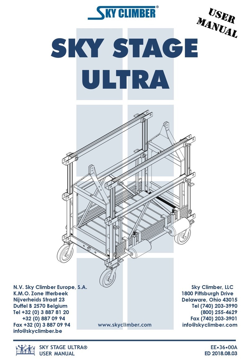 Sky Climber SKY STAGE ULTRA user manual