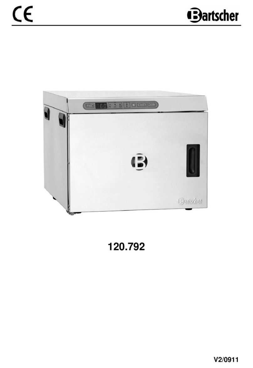 Bartscher 120.792 instruction manual