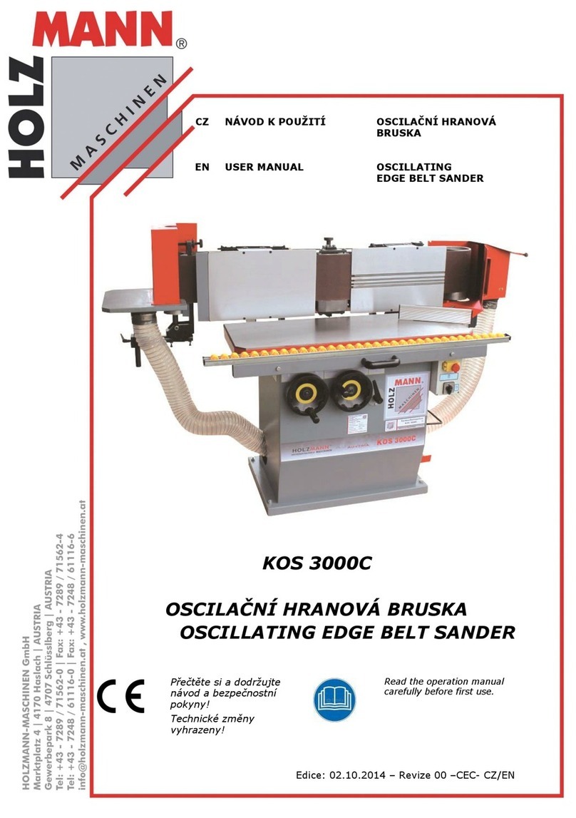 HOLZMANN MASCHINEN KOS 3000C User manual