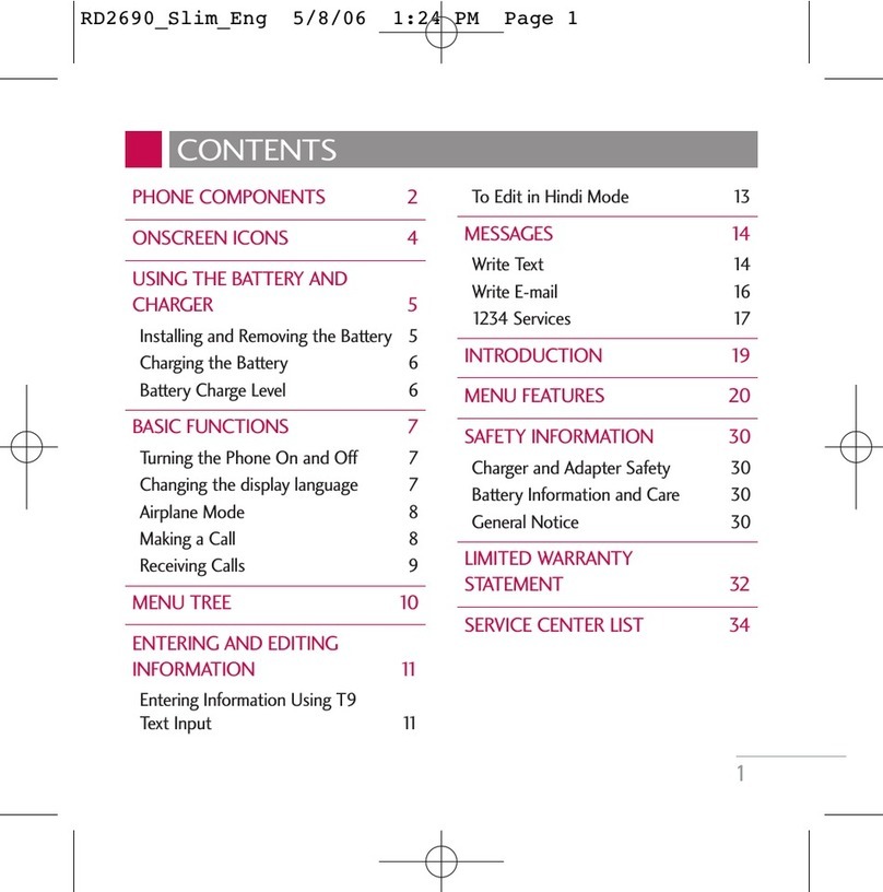 Reliance LG RD2690 manual