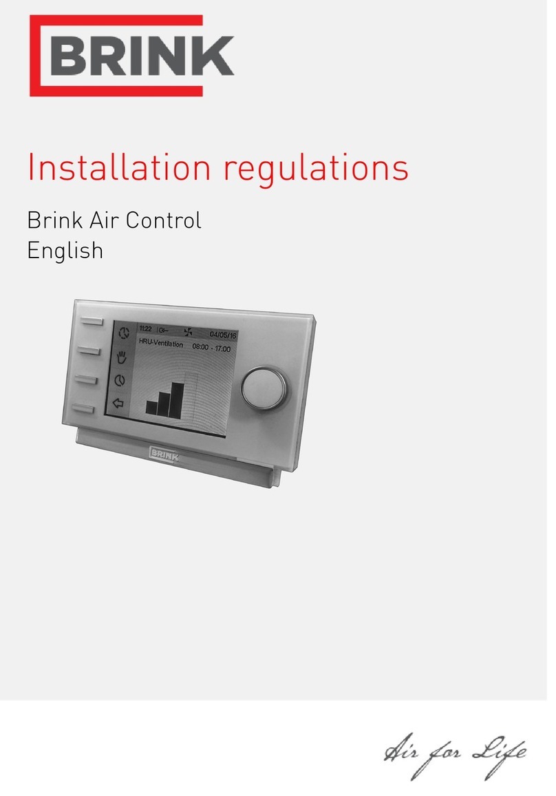 Brink Air Control Installation regulations