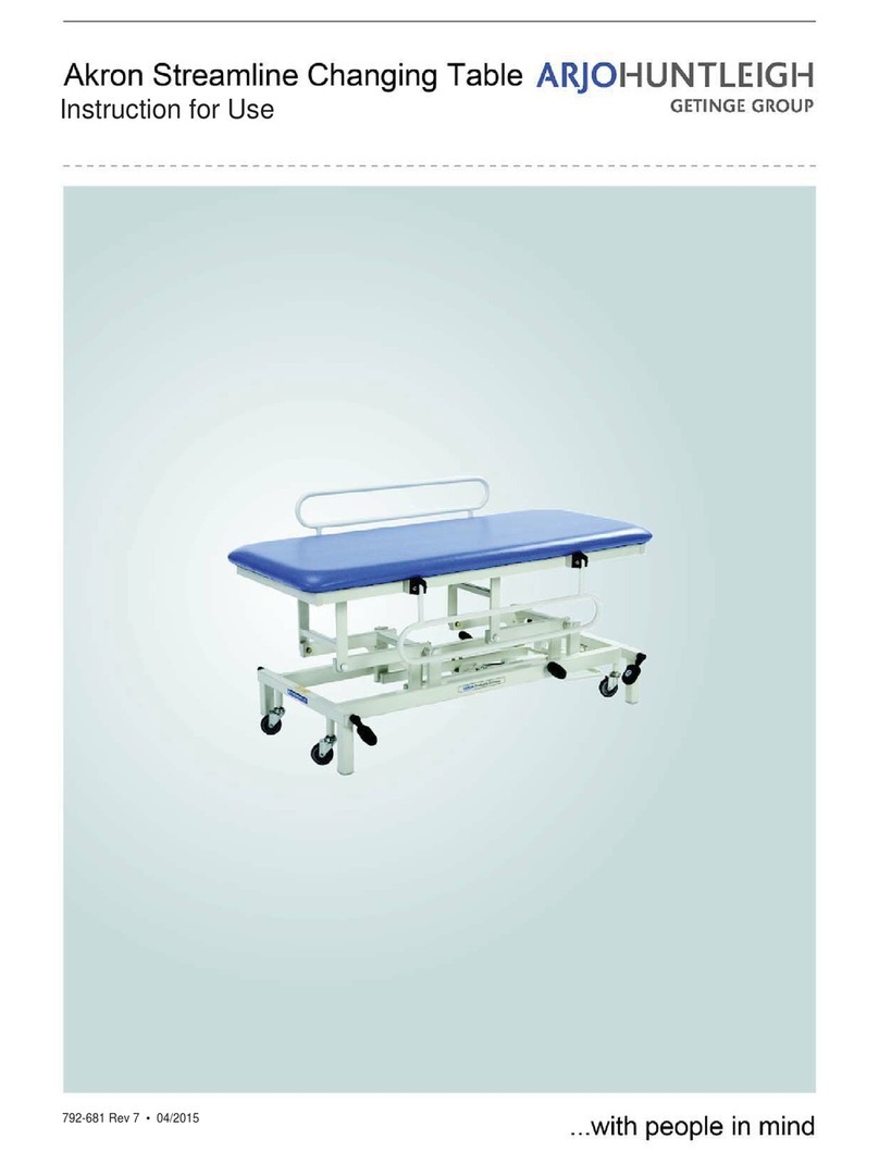 ARJO HUNTLEIGH Streamline 2211 Instructions for use