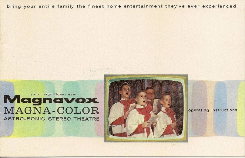 Magnavox MAGNA-COLOR User manual