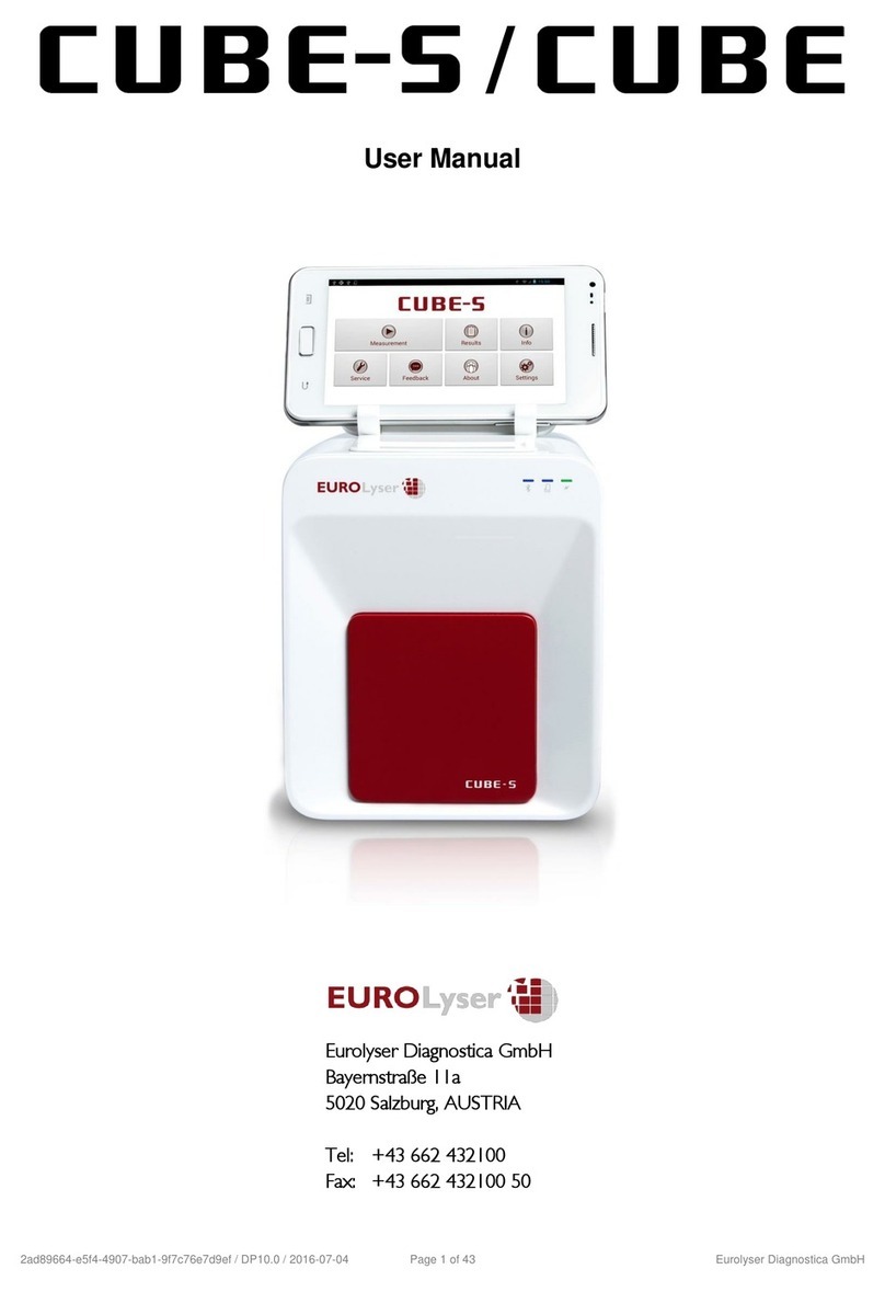 Eurolyser CUBE-S user manual