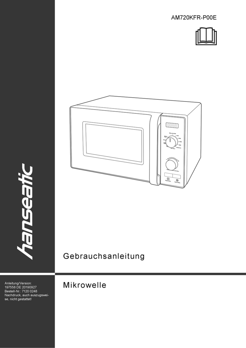 Hanseatic AM720KFR-P00E User manual Hanseatic AM720KFR-P00E User manual
