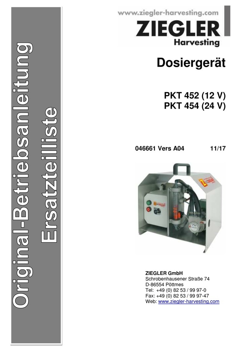 Ziegler PKT 452 User manual