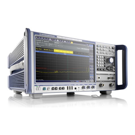 Rohde & Schwarz ESW Series User manual