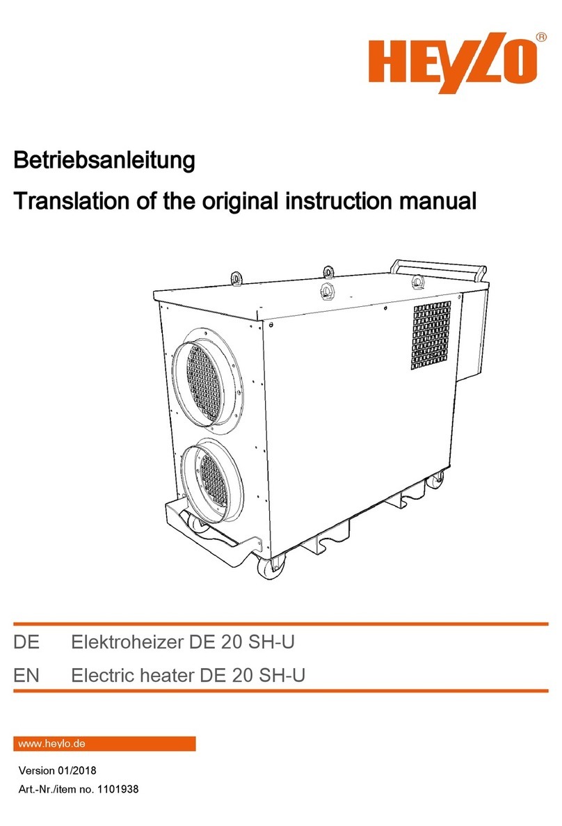 Heylo DE 20 SH-U Translation of the original instruction manual