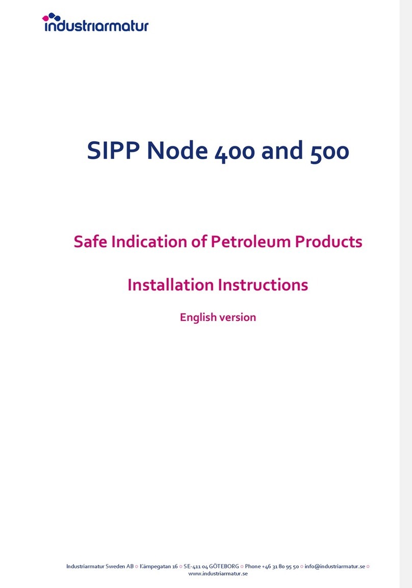 Industriarmatur SIPP Node 400 User manual