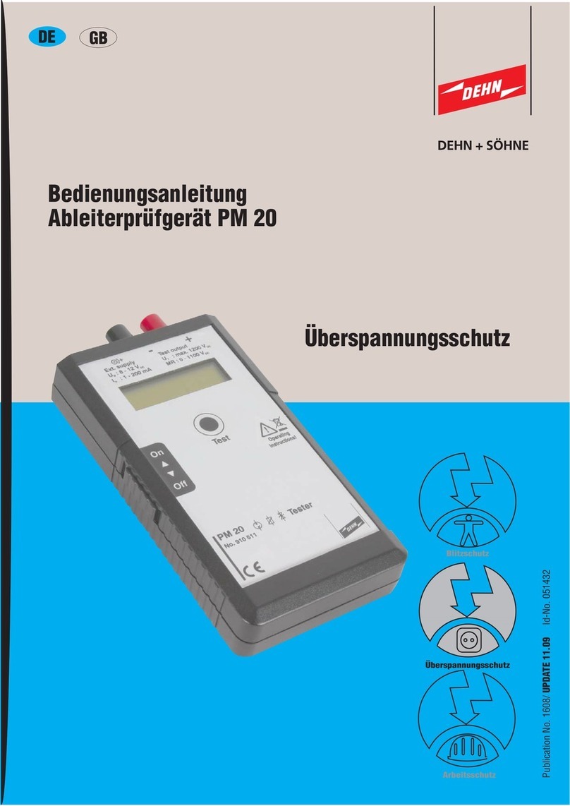 dehn PM 20 operating instructions