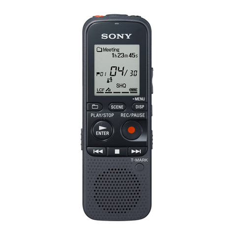 Sony ICD-PX333 manual